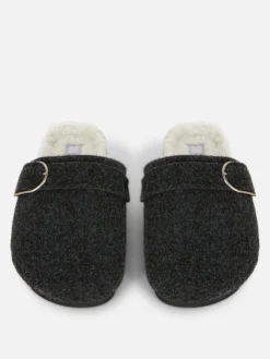 Felt Clog Mules|Primark Clearance