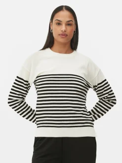 Fine Knit Crew Neck Sweater|Primark Outlet