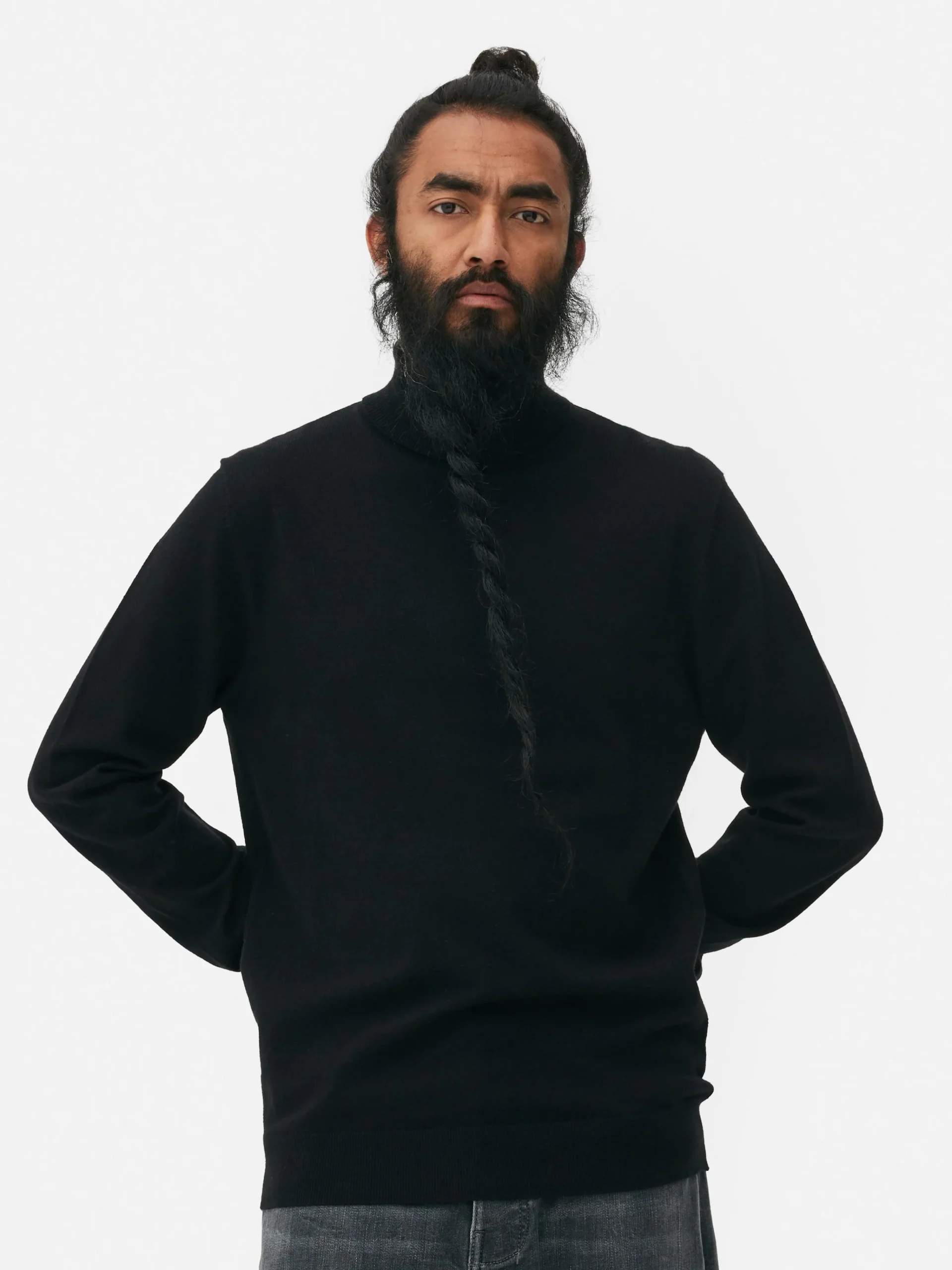 Fine Knit Roll Neck Sweater|Primark Outlet