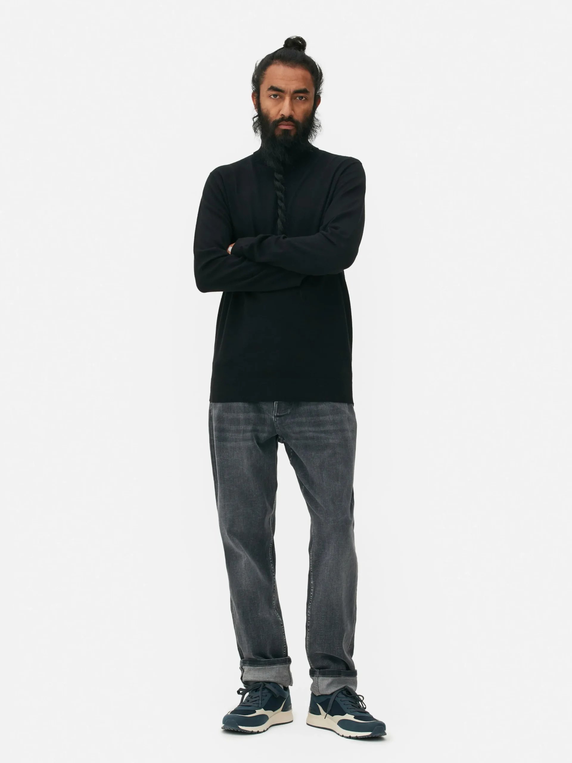 Fine Knit Roll Neck Sweater|Primark Outlet