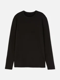 Fleece Lined Long Sleeve Top|Primark
