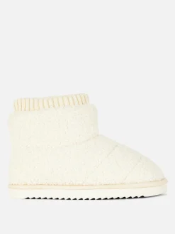 Fleece Sock Slipper Boots|Primark Outlet