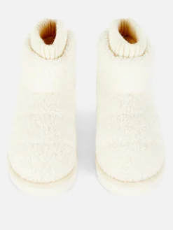 Fleece Sock Slipper Boots|Primark Outlet