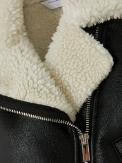 Fleece Trim Biker Jacket|Primark Hot