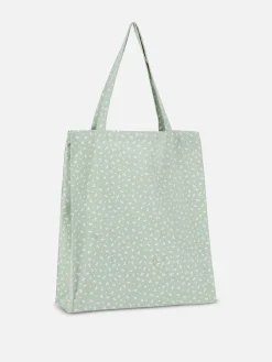 Floral Cotton Canvas Shopper|Primark New