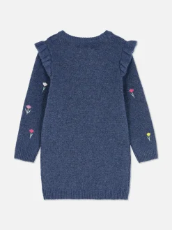 Floral Embroidered Knitted Dress|Primark Sale
