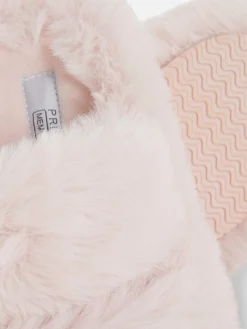Fluffy Double Strap Slippers|Primark Online