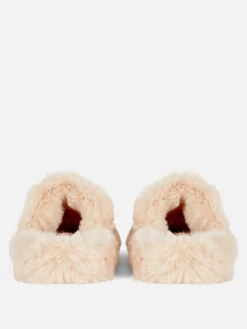 Fluffy Double Strap Slippers|Primark Hot