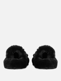 Fluffy Double Strap Slippers|Primark Best