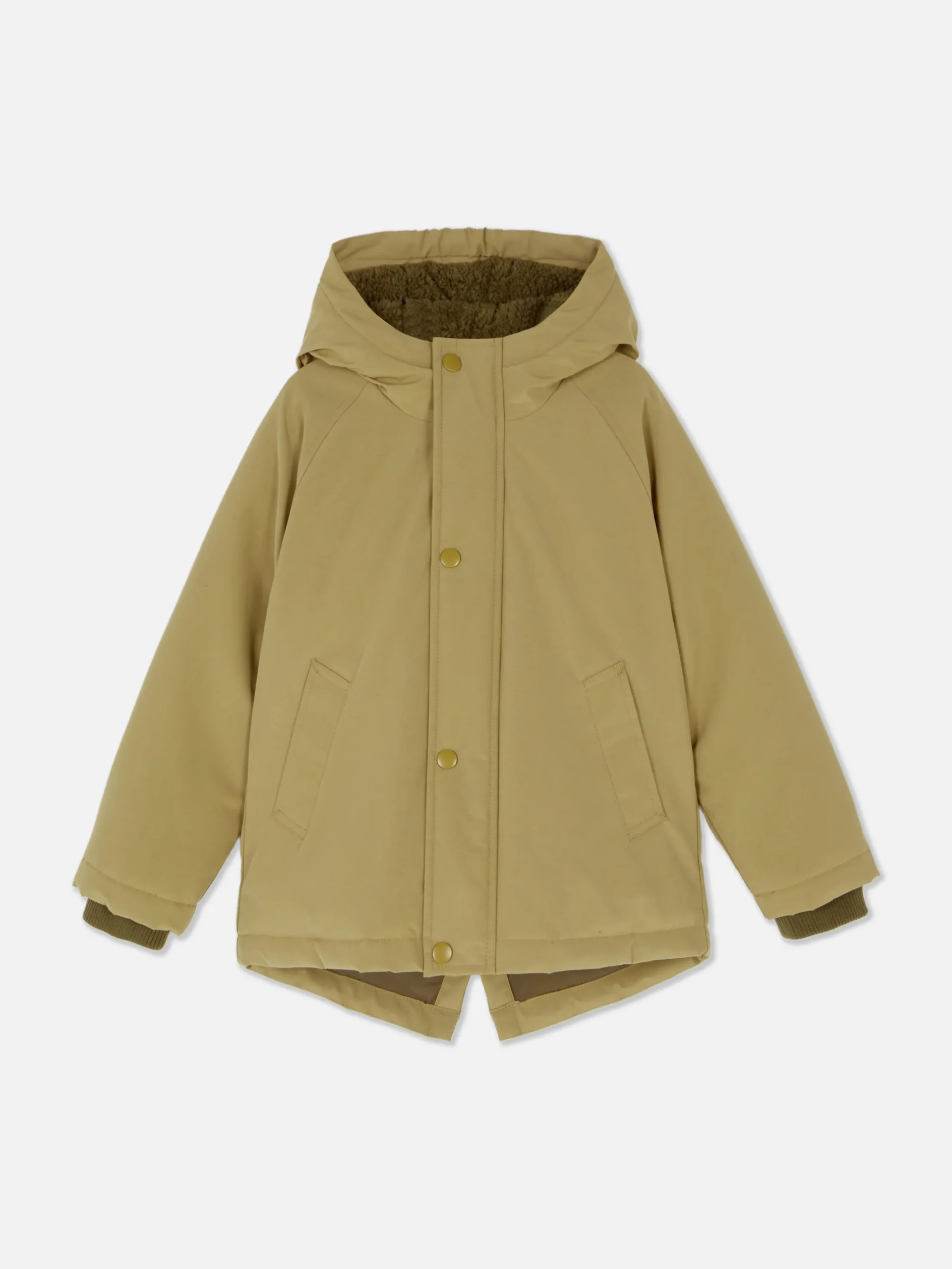 Fluffy Lined Coat|Primark