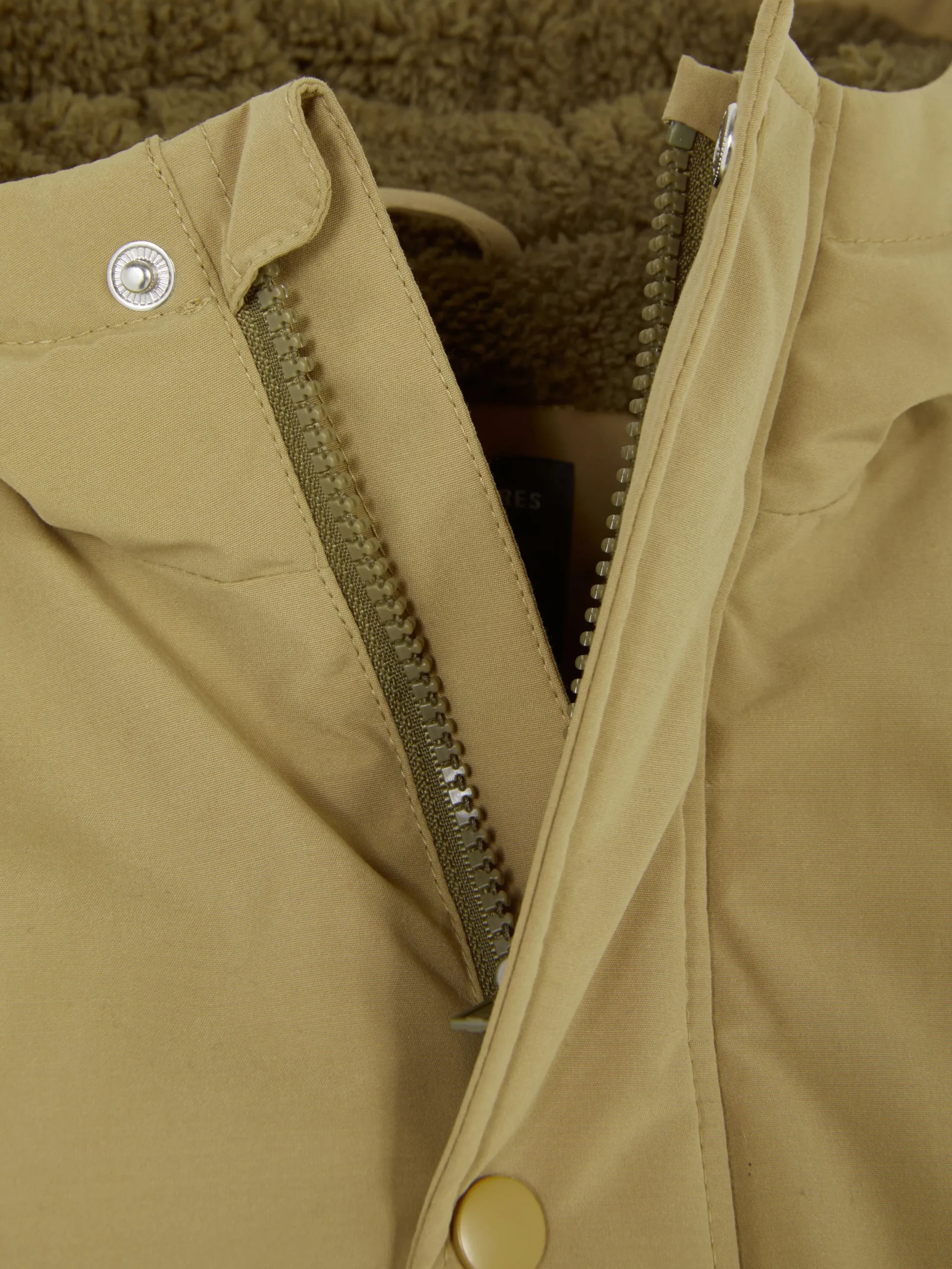 Fluffy Lined Coat|Primark