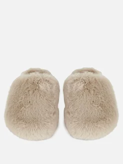 Fluffy Mule Slippers|Primark