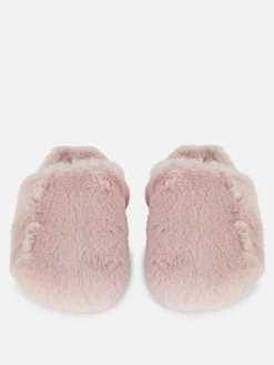 Fluffy Mule Slippers|Primark Online