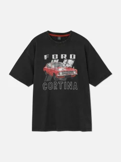 Ford Cortina Oversized T-Shirt|Primark Discount