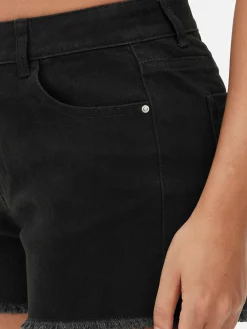 Frayed Denim Shorts|Primark Online
