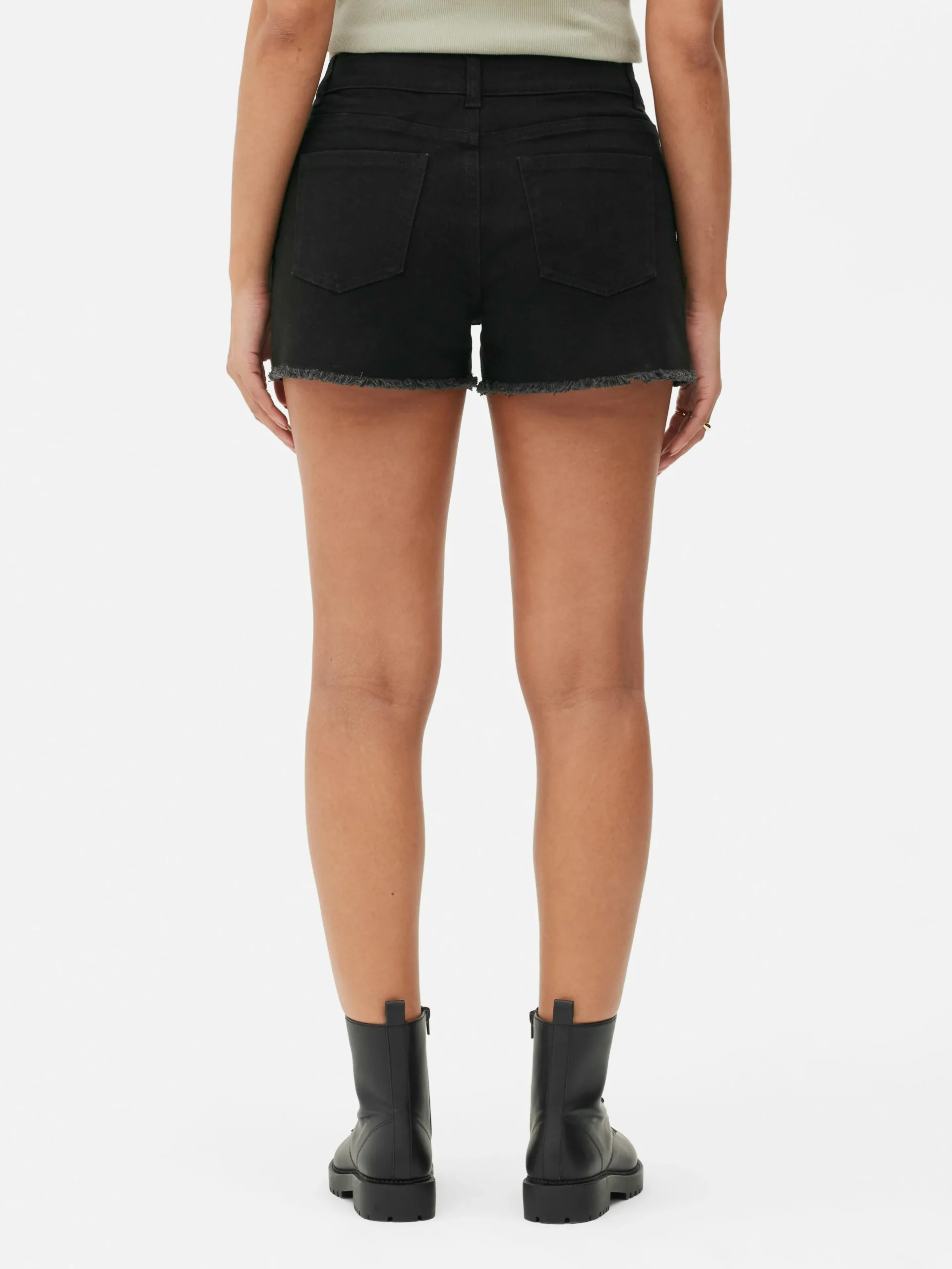 Frayed Denim Shorts|Primark Online