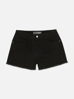 Frayed Denim Shorts|Primark Online