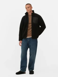 Funnel Neck Borg Jacket|Primark Sale
