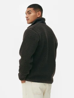 Funnel Neck Borg Jacket|Primark Clearance