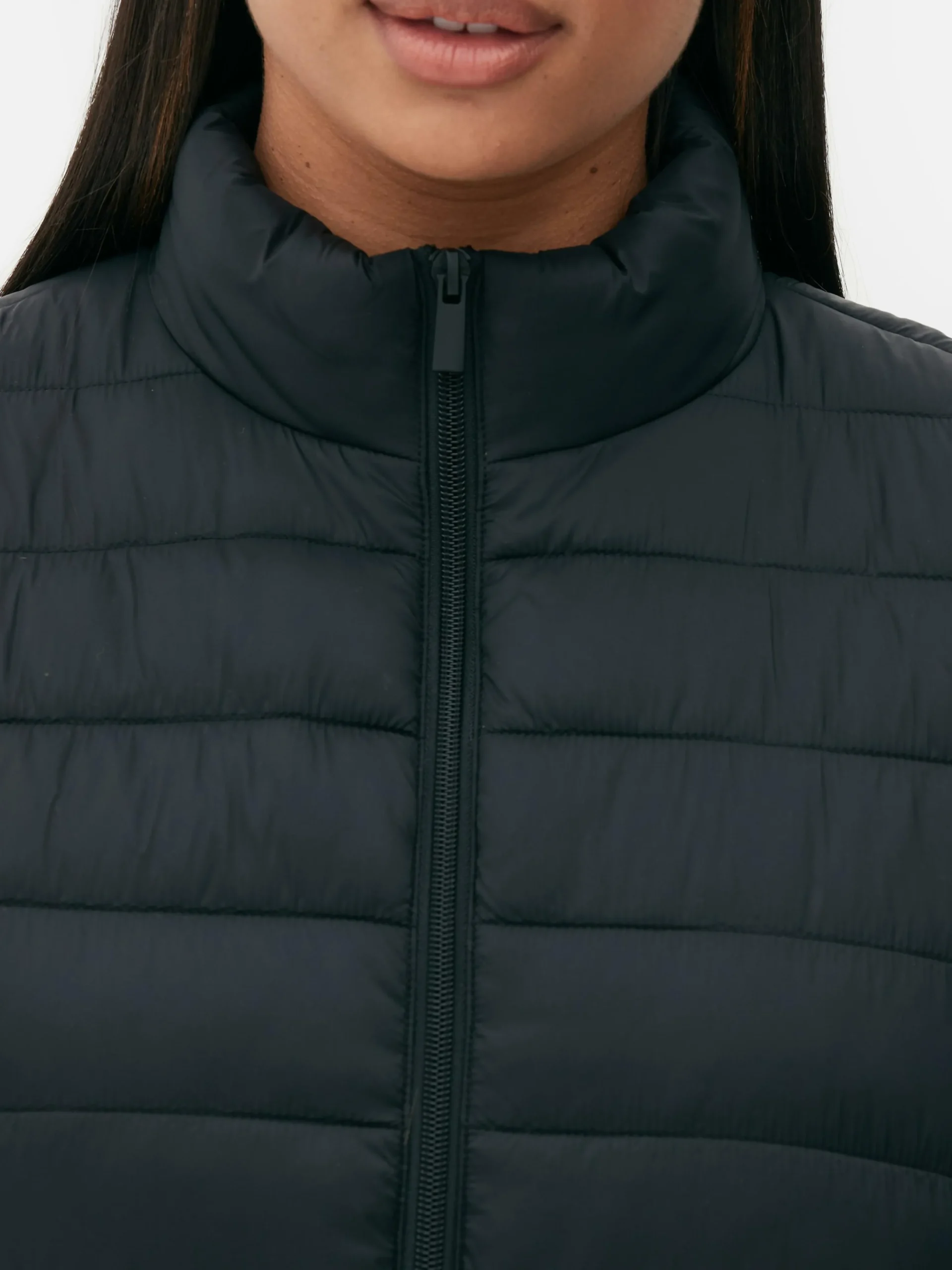 Funnel Neck Lightweight Vest|Primark Outlet