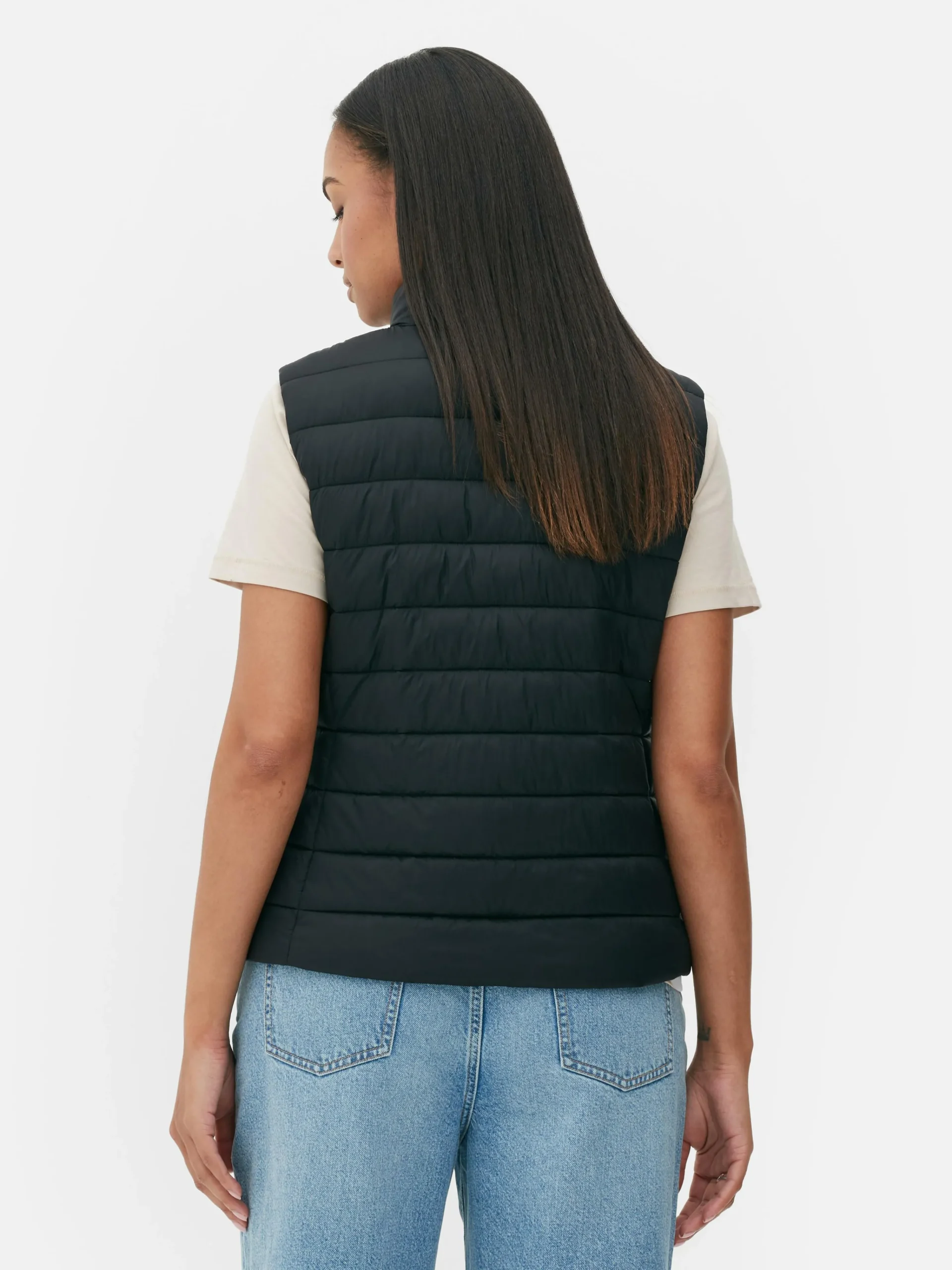 Funnel Neck Lightweight Vest|Primark Outlet