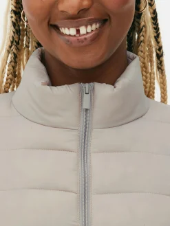Funnel Neck Padded Jacket|Primark