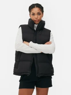 Funnel Neck Padded Vest|Primark Sale