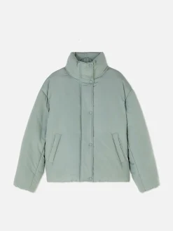 Funnel Neck Puffer Jacket|Primark Sale