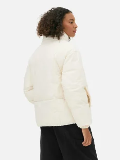 Funnel Neck Puffer Jacket|Primark Discount
