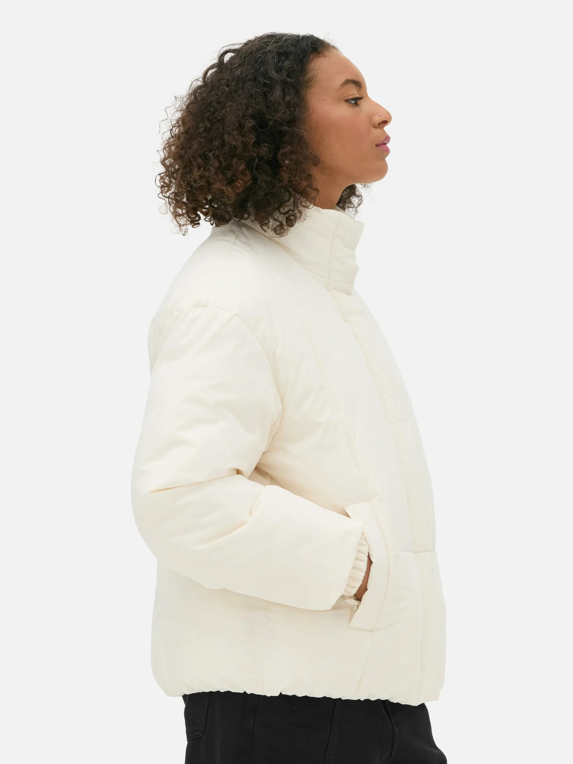 Funnel Neck Puffer Jacket|Primark Discount