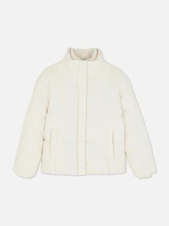 Funnel Neck Puffer Jacket|Primark Discount