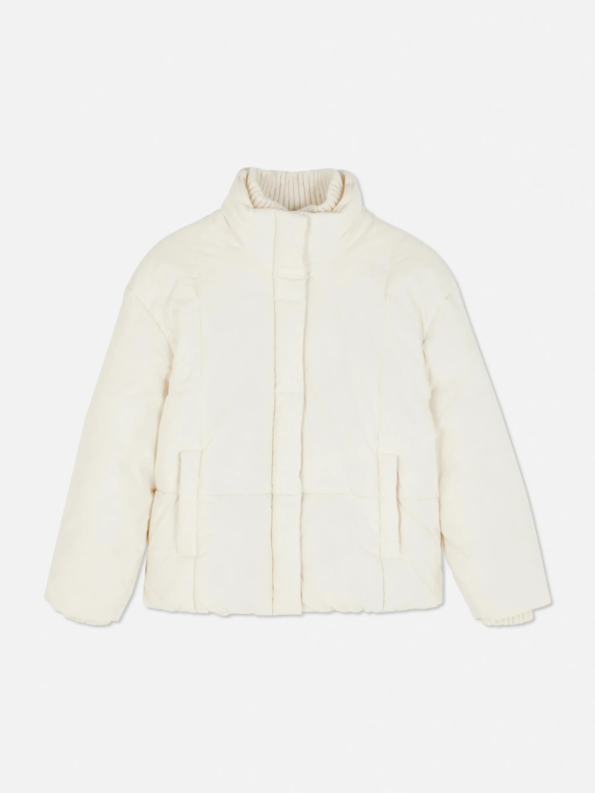 Funnel Neck Puffer Jacket|Primark Discount