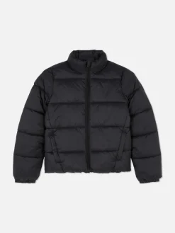 Funnel Neck Puffer Jacket|Primark Outlet