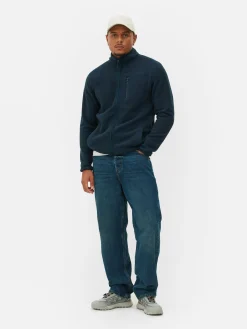 Funnel Neck Zip Fleece|Primark Clearance