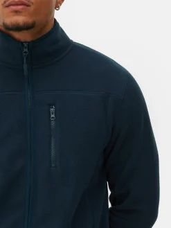 Funnel Neck Zip Fleece|Primark Clearance