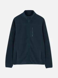 Funnel Neck Zip Fleece|Primark Clearance