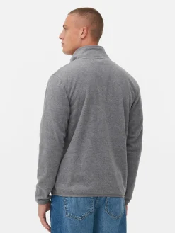 Funnel Neck Zip Fleece|Primark Clearance