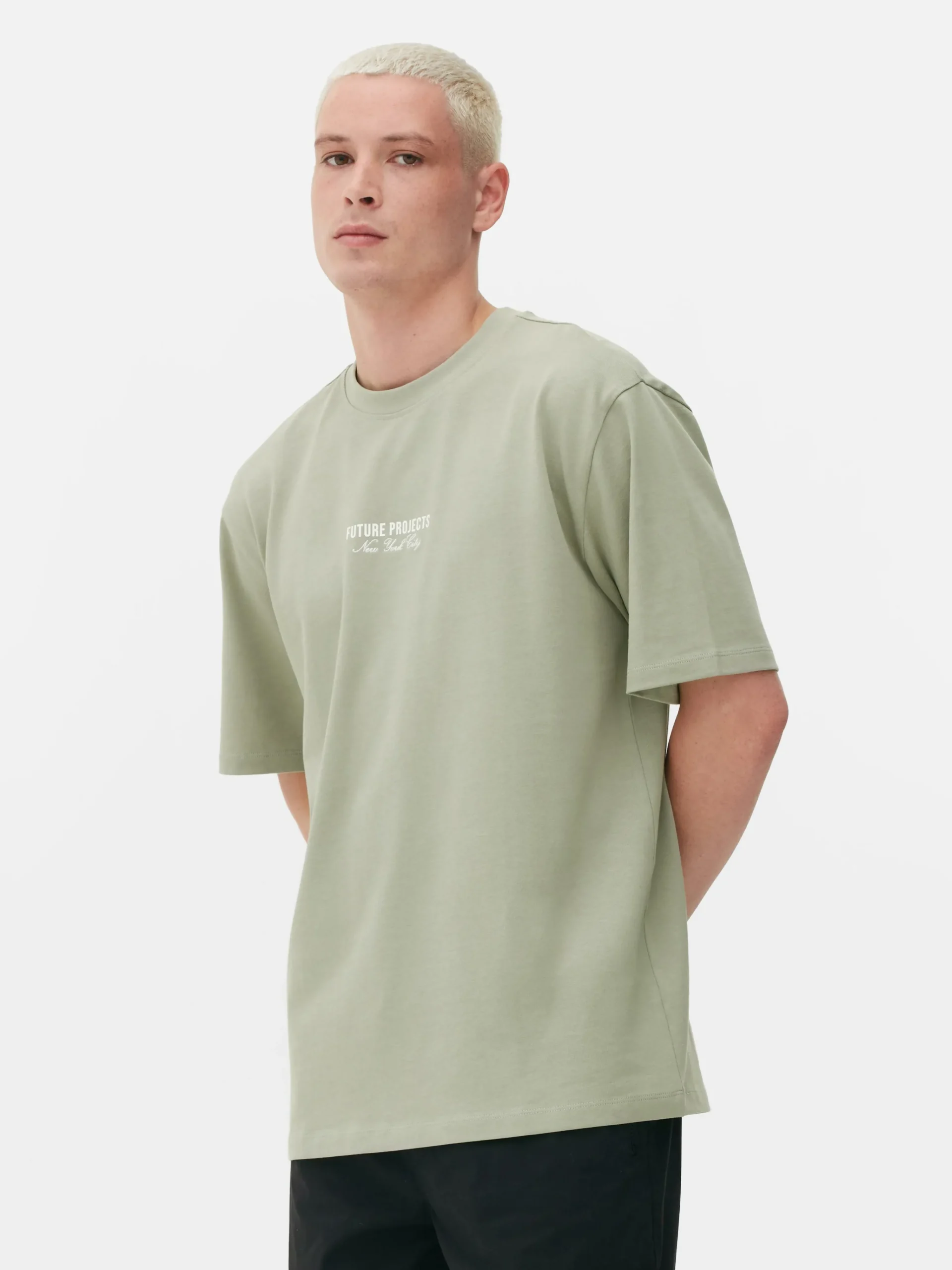 Future Projects Embroidered T-Shirt|Primark Online