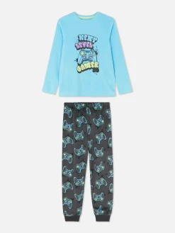 Gaming Velour Pajamas|Primark Best