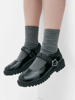 Glitter Star Mary Janes|Primark New
