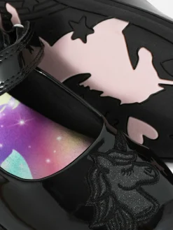 Glitter Unicorn Patent Mary Janes|Primark Clearance