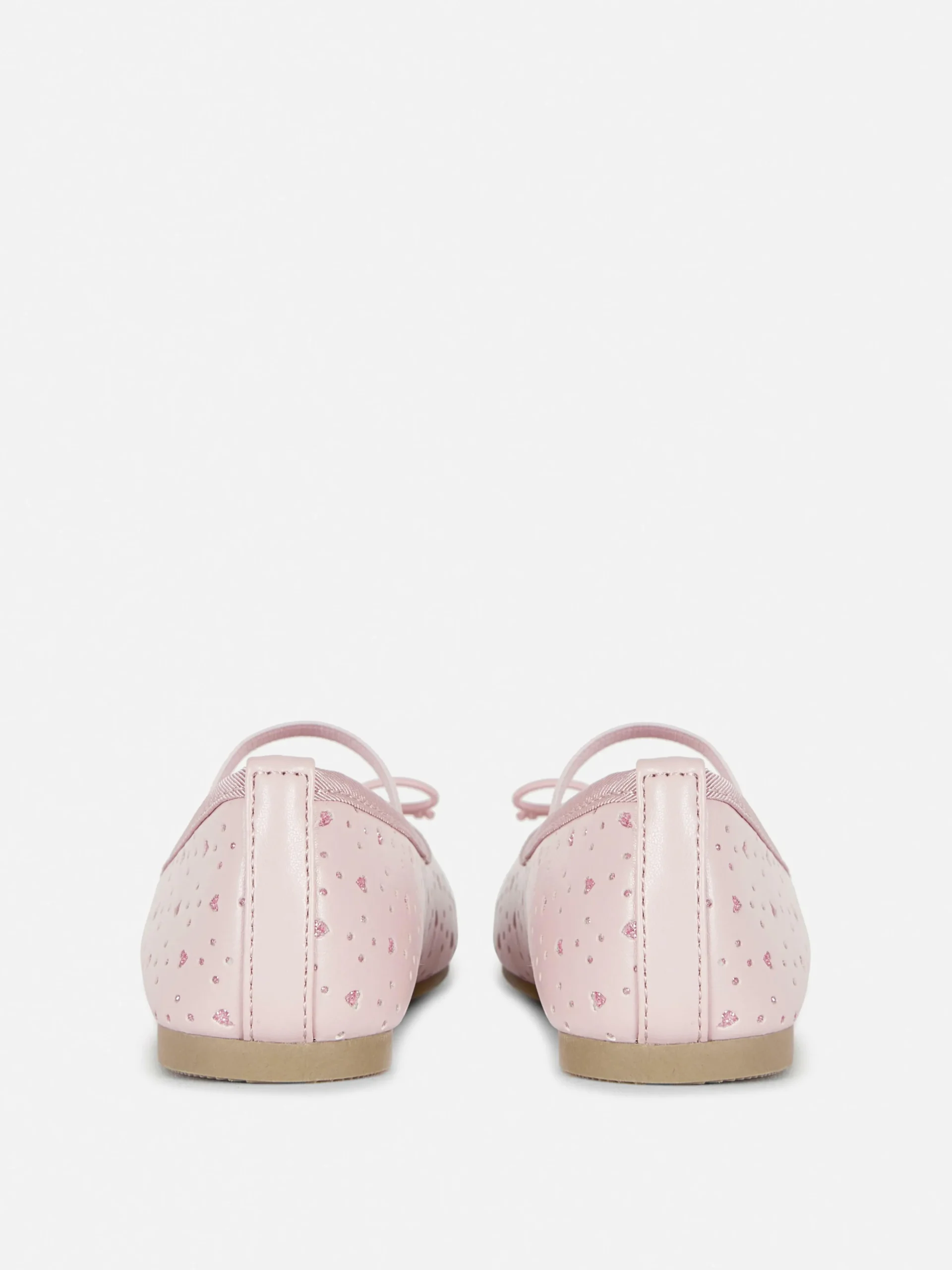 Glittery Laser Cut Ballerinas|Primark Outlet