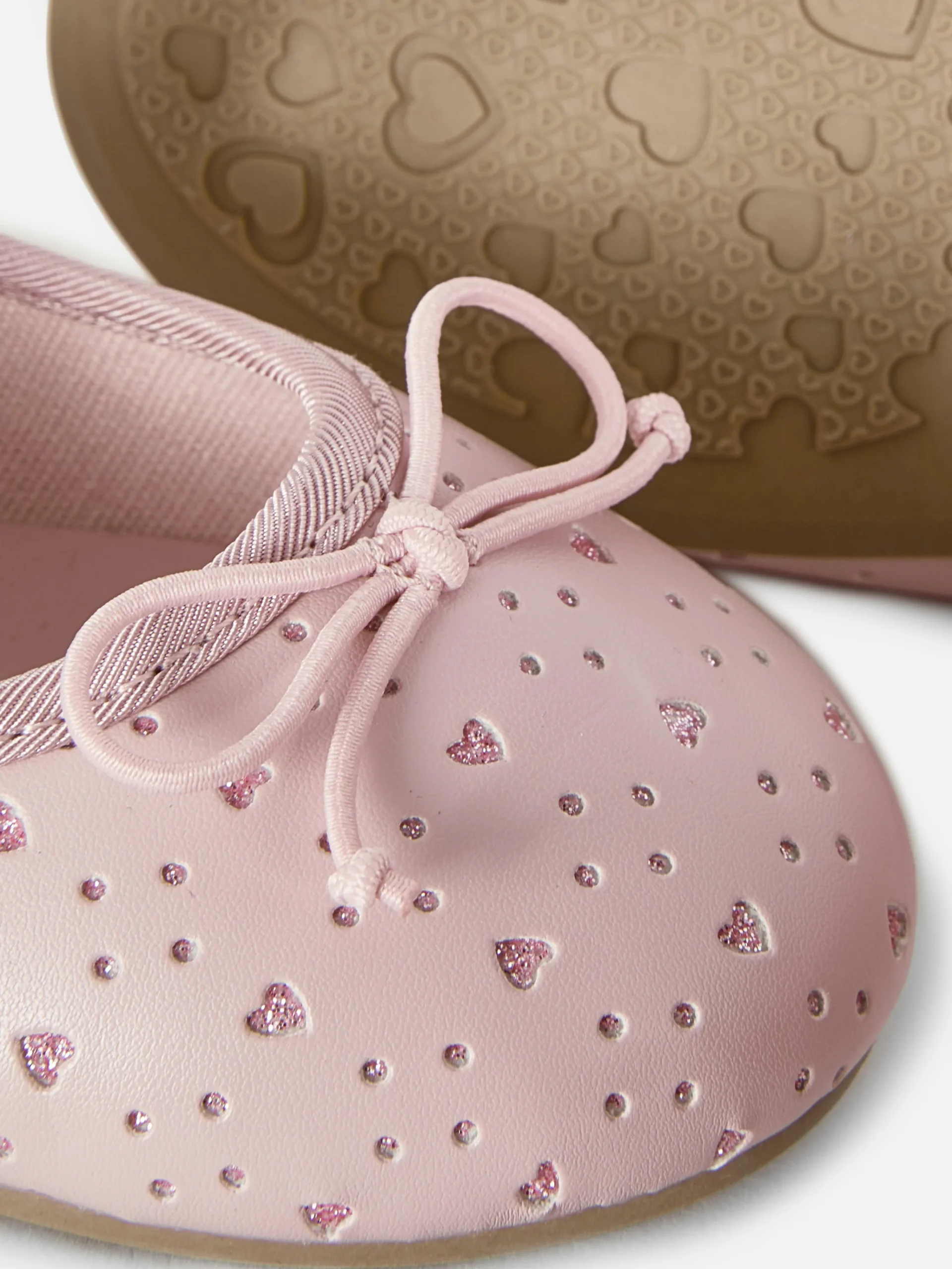 Glittery Laser Cut Ballerinas|Primark Outlet