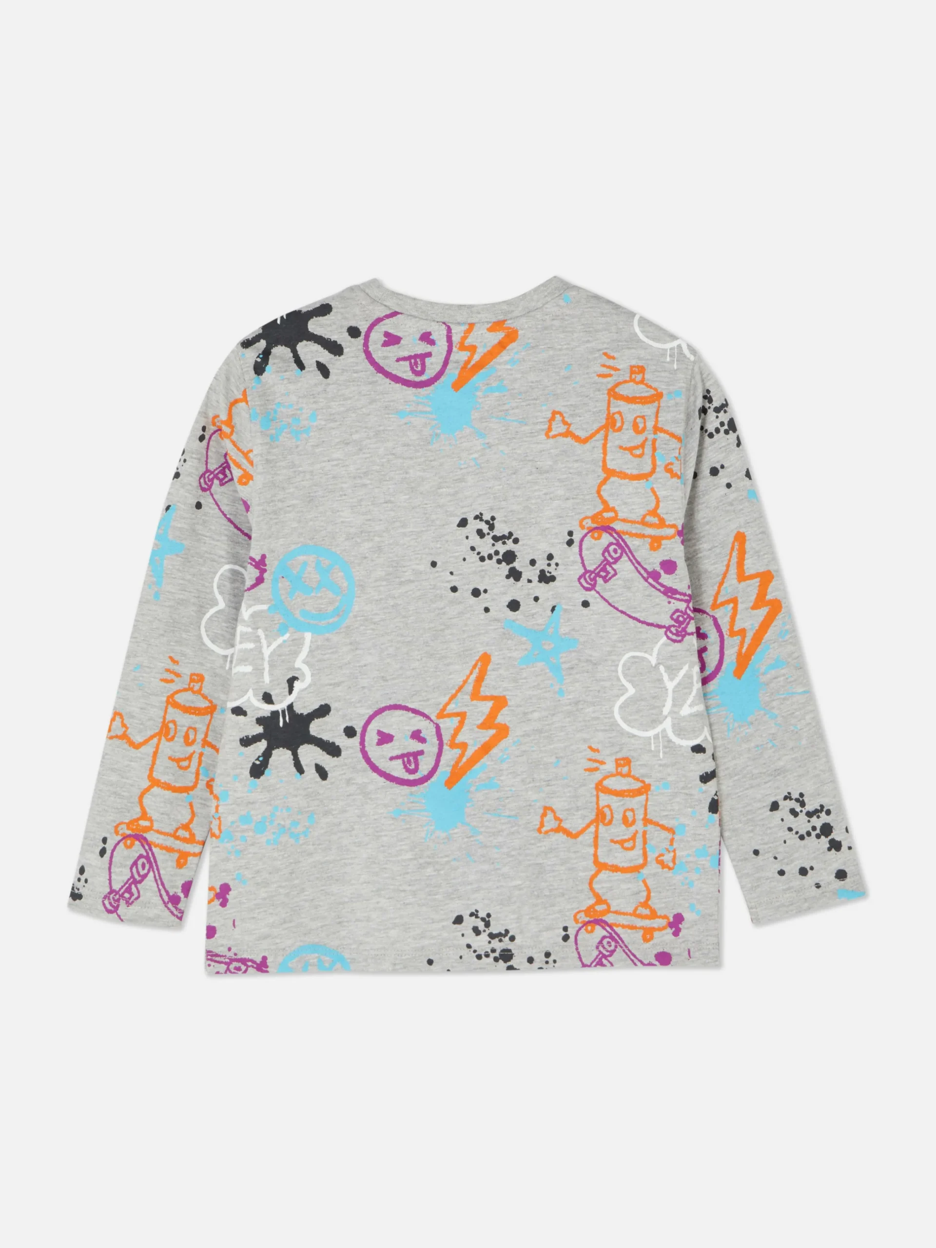 Graphic Long Sleeve T-Shirt|Primark Sale