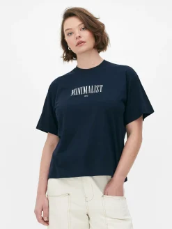 Graphic Relaxed Fit T-Shirt|Primark New