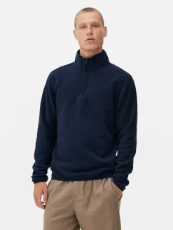 Half Zip Fleece Pullover|Primark Hot