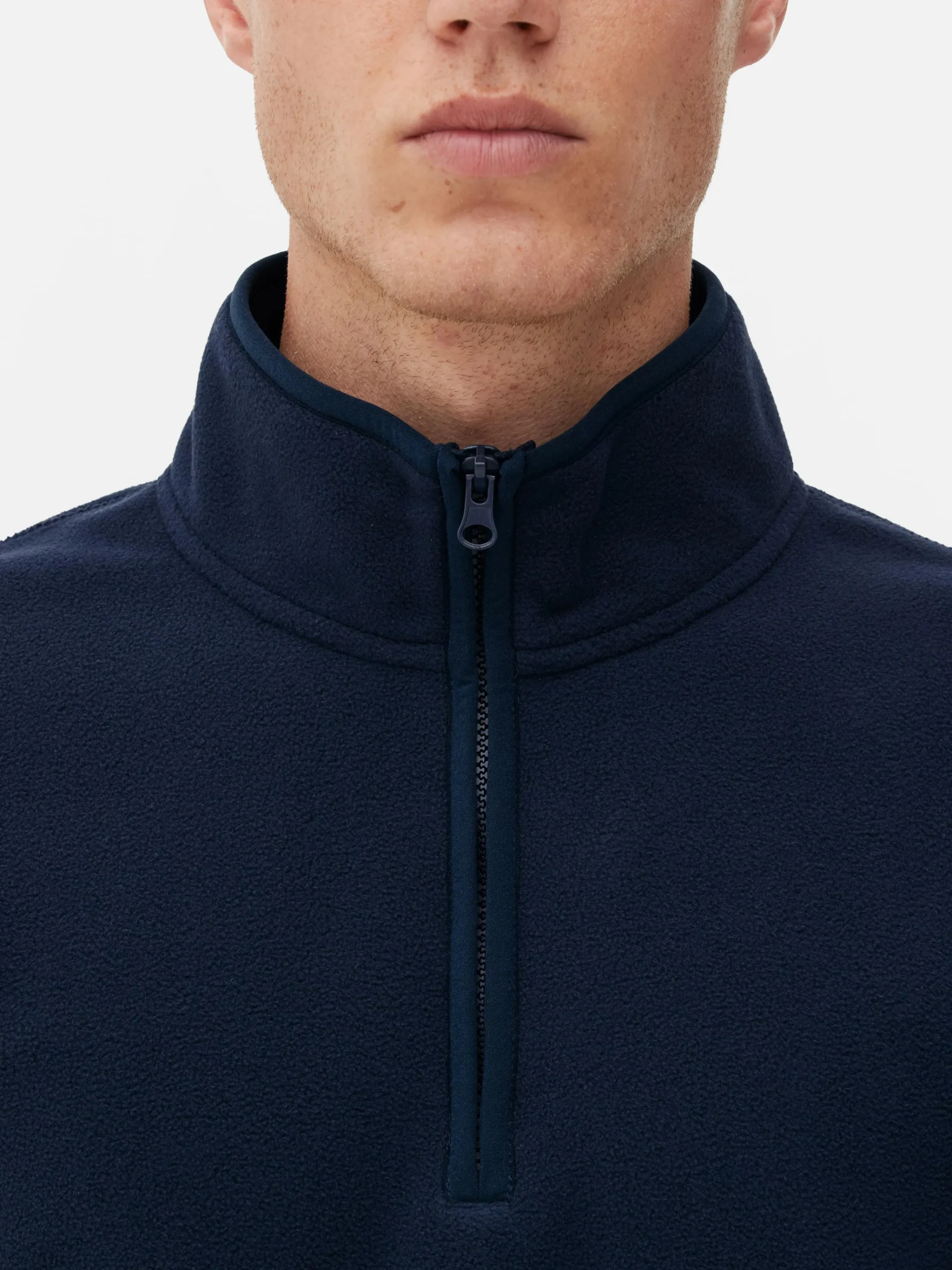 Half Zip Fleece Pullover|Primark Hot