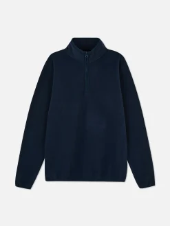 Half Zip Fleece Pullover|Primark Hot