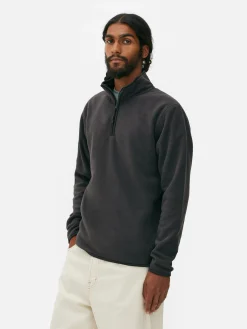 Half Zip Fleece Pullover|Primark Clearance