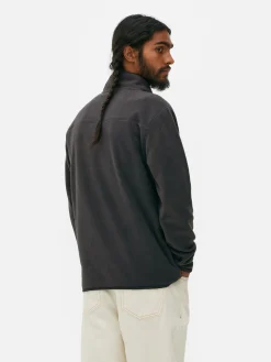 Half Zip Fleece Pullover|Primark Clearance